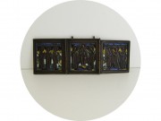 Складень старинный Икона Бронза Эмаль Россия 19 век №13864