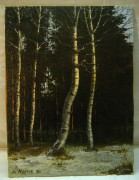 Картина «Зимний лес» 1991 года №955