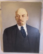 Картина, портрет «Ленин» холст, масло, 60*80 см, 1979 год №7618 