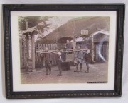 Фотография старинная в раме, Япония начало 20 века №7834