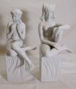 Парные статуэтки, фигуры, эротика, ню, фарфор №8425