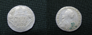 Монета гривенник Серебро Екатерина Вторая 1770 год №11345