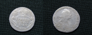 Монета гривенник Серебро Екатерина Вторая 1769 год №11337