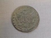 Монета 15 копеек Серебро Екатерина Вторая СПБ 1779 год 100% Оригинал №11402