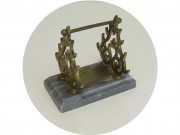 Карандашница старинная, письменный прибор Бронза Мрамор №12869