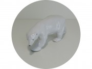 Статуэтка старинная, фигура "Белый медведь" Фарфор Большой №12904