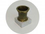 Карандашница старинная, письменный прибор Бронза Камень №12938