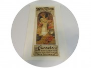 Литография старинная "А. Муха" Мода Девушка Модерн №12827