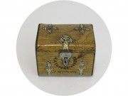 Банка старинная, шкатулка жестяная "Сыромятников" 19-20 век №13280