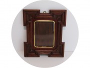 Фоторамка старинная, рамка для фото Модерн Стекло с фацетом 19-20 век №13471