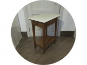 Стол, столик самоварный старинный Дерево Мрамор №13480