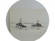 Гравюра Флот ГДР 1981 год №13929