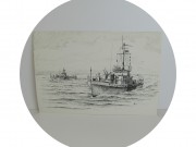 Гравюра Флот ГДР 1981 год №13933