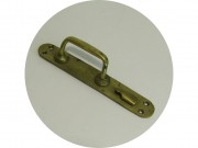 Ручка старинная дверная Латунь №13950