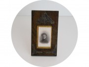 Фоторамка старинная, рамка для фото с накладками №13976